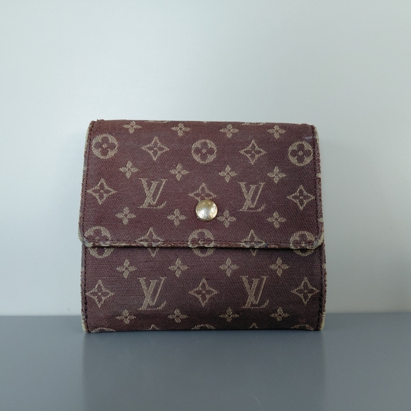 Louis Vuitton Burgundy Monogram Wallet - Picture 1 of 16